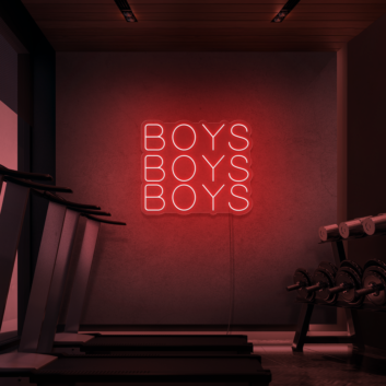 Boys Boys Boys Neon Signs