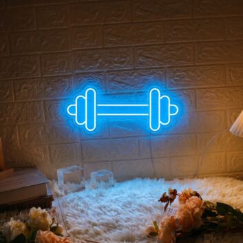 Dumbbell Neon Sign