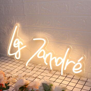 Les Zamdre Yellow Neon Sign
