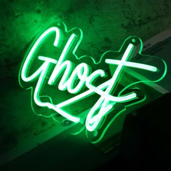 Ghost Green Neon Sign