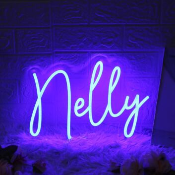 Nelly Blue Neon Sign