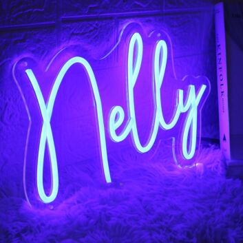 Nelly Blue Neon Sign