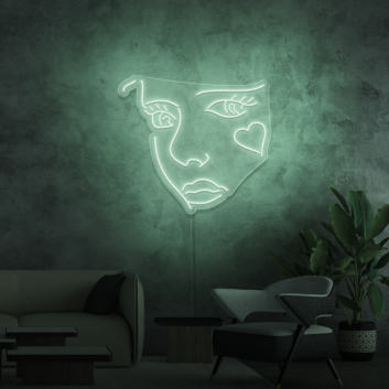 Joker Face Neon Sign