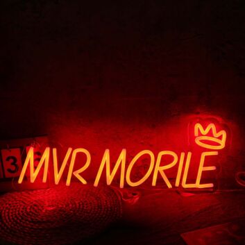 MVP Mobile Orange Neon Sign