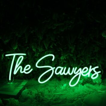 The Sawyers Green LED Neon Sign