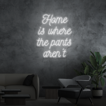 Quote Thuis Neon Sign
