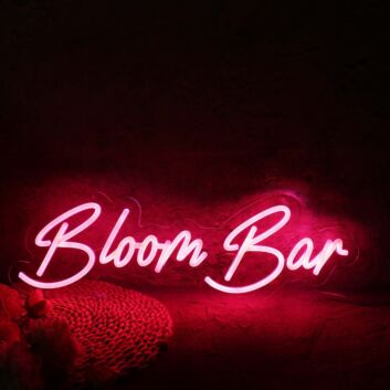 Bloom Bar Red Neon Sign