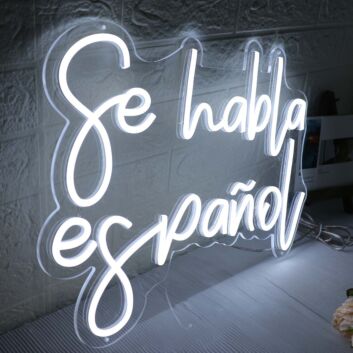 Se Habla Español LED Neon Sign