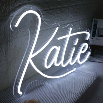 Katie White Neon Sign