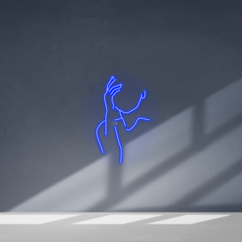 Verleidend Gezicht neon signs