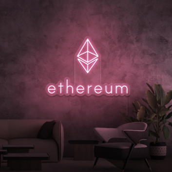 Ethereum neon signs