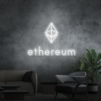 Ethereum neon signs