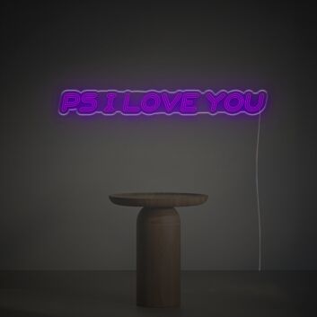 Ps I Love You LED Neon Sign
