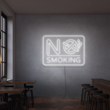 No smoking neon signs