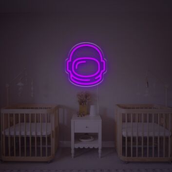 Astronaut Head LED Neon Sign