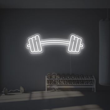 Big Barbell LED Neon Sign