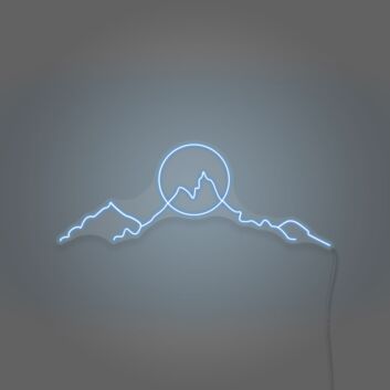 Mountain LED Neon Sign