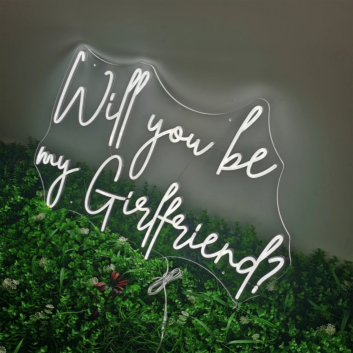 Will You Be My Girlfriend Neon Sign  v2