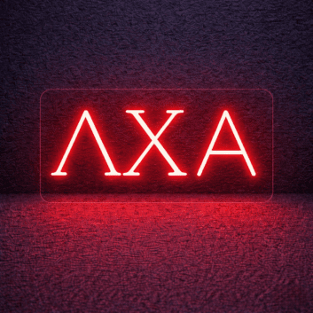 Lambda Chi Alpha ΛΧΑ LED Neon Sign Celebrating Brotherhood and Service