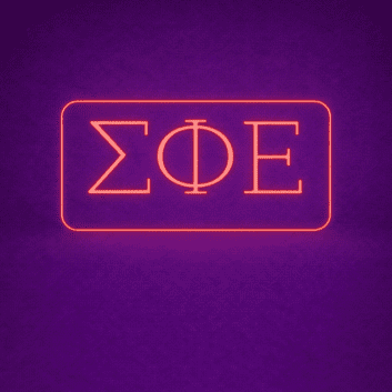 Sigma Phi Epsilon ΣΦΕ LED Neon Sign Celebrating Brotherhood and Wisdom
