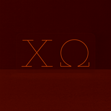 Chi Omega ΧΩ LED Neon Sign for Sisterhood Events and Sorority Decor