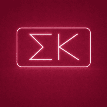 Sigma Kappa ΣΚ LED Neon Sign for Sisterhood Events and Sorority Decor