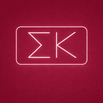 Sigma Kappa ΣΚ LED Neon Sign for Sisterhood Events and Sorority Decor