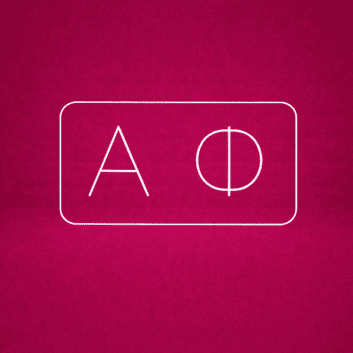 Alpha Phi ΑΦ LED Neon Sign for Sisterhood Events and Sorority Decor