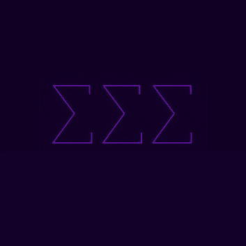 Sigma Sigma Sigma ΣΣΣ LED Neon Sign Showcasing Sisterhood and Sorority Spirit