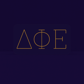 Delta Phi Epsilon ΔΦΕ LED Neon Sign Celebrating Sisterhood and Empowerment
