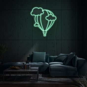 Balloon in the sky LED neon sign