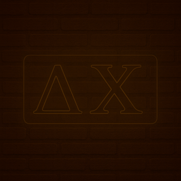Delta Chi ΔΧ LED Neon Sign Celebrating Brotherhood and Leadership