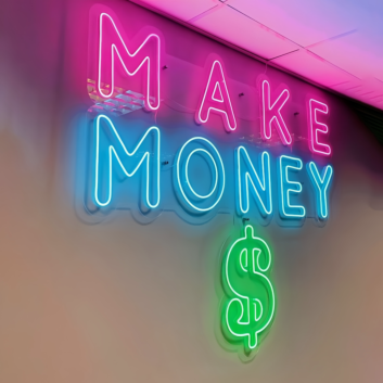 Make Money Dollar Neon Sign: Shine Bright with Prosperity