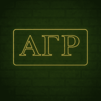 Alpha Gamma Rho ΑΓΡ LED Neon Sign Celebrating Brotherhood and Tradition