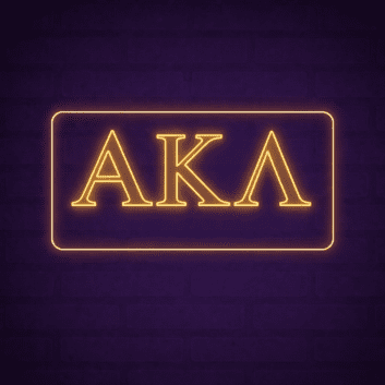 Alpha Kappa Lambda ΑΚΛ LED Neon Sign Celebrating Brotherhood and Character