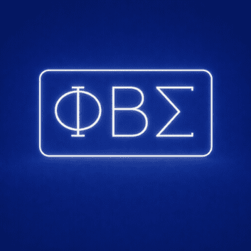 Phi Beta Sigma ΦΒΣ LED Neon Sign Celebrating Culture and Brotherhood