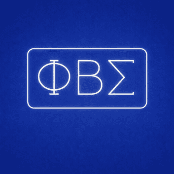 Phi Beta Sigma ΦΒΣ LED Neon Sign Celebrating Culture and Brotherhood
