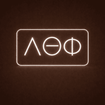 Lambda Theta Phi ΛΘΦ LED Neon Sign Celebrating Brotherhood and Unity