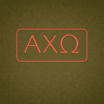 Alpha Chi Omega ΑΧΩ LED Neon Sign Celebrating Sisterhood and Strength