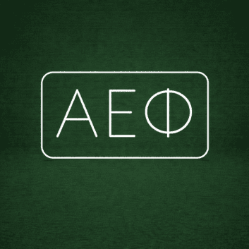 Alpha Epsilon Phi ΑΕΦ LED Neon Sign Celebrating Sisterhood and Empowerment