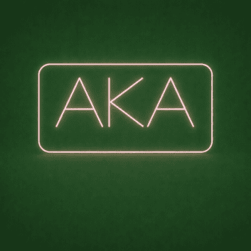 Alpha Kappa Alpha ΑΚΑ LED Neon Sign Celebrating Sisterhood and Service