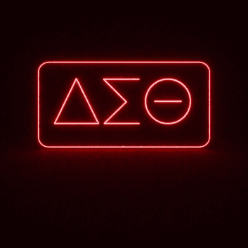Delta Sigma Theta ΔΣΘ LED Neon Sign Celebrating Sisterhood and Service