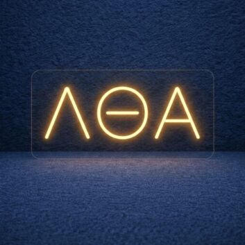 Lambda Theta Alpha ΛΘΑ LED Neon Sign Celebrating Sisterhood and Unity