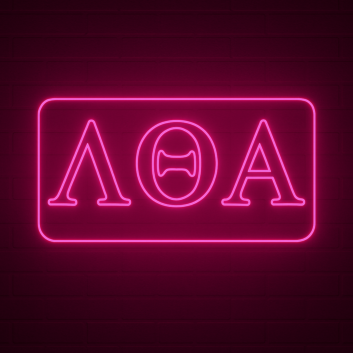 Lambda Theta Alpha ΛΘΑ LED Neon Sign Celebrating Sisterhood and Culture