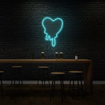 Melting Heart Custom Neon Lights