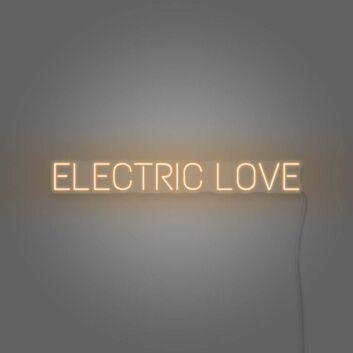 Electric Love Neon Lettering