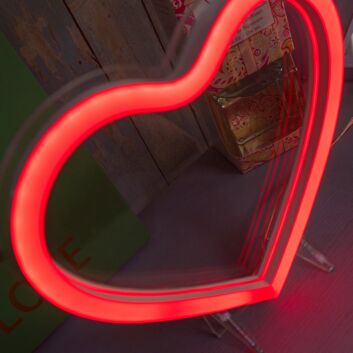 Heart LED Mini Neon Sign