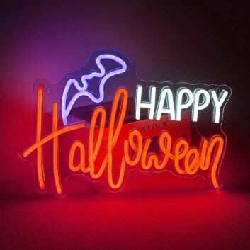 Happy Halloween Neon Sign