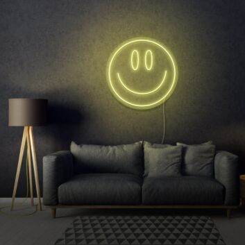 Smile Emoji LED Neon Sign