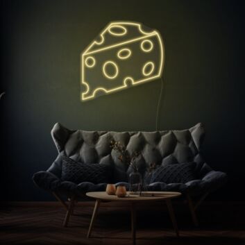 Piece Of Cheese LED Neon Sign